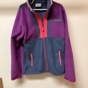 Girls Columbia fleece jacket